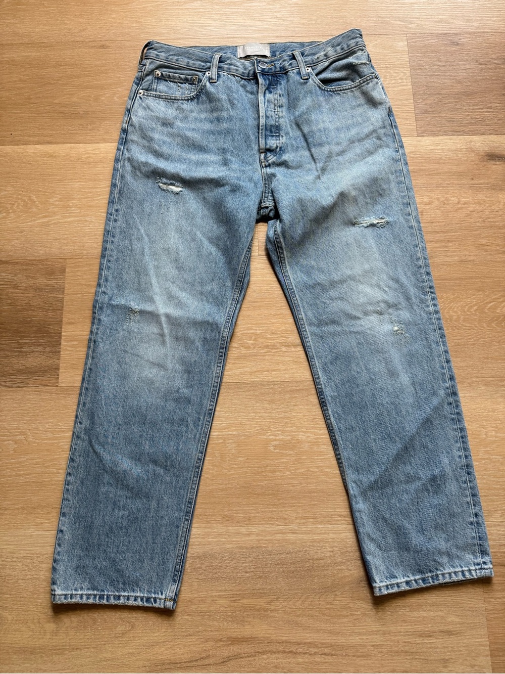 Everlane Light Blue Straight-Leg Men's Jeans